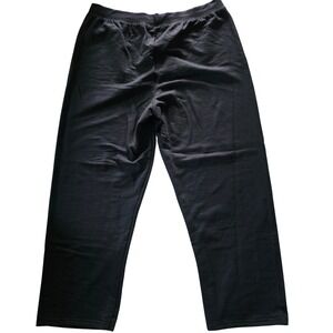 JMS Just My Size Black ComfortSoft Sweatpants Women's‎ 2X Plus Size Elastic NWT